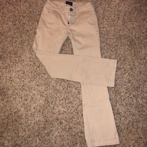 3 pairs of khakis. Smoke-free